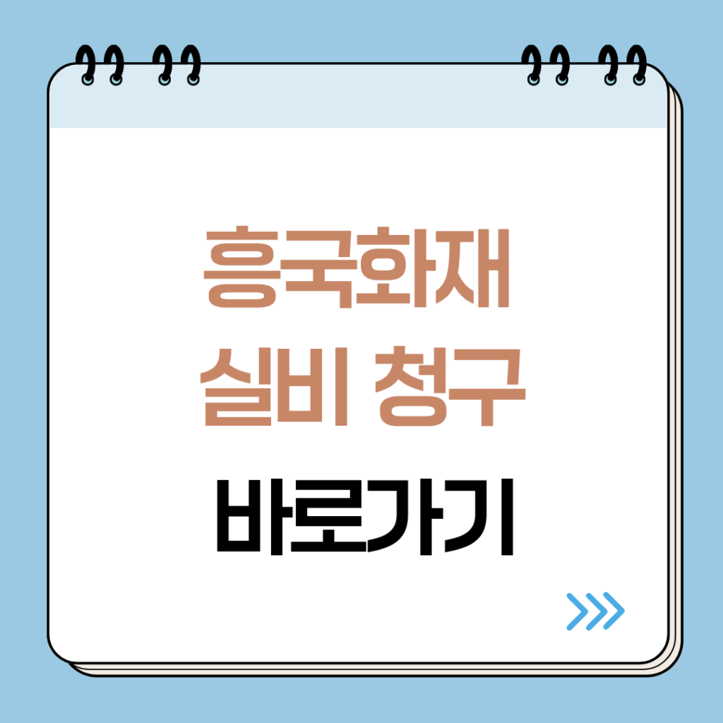 흥국생명 실비청구