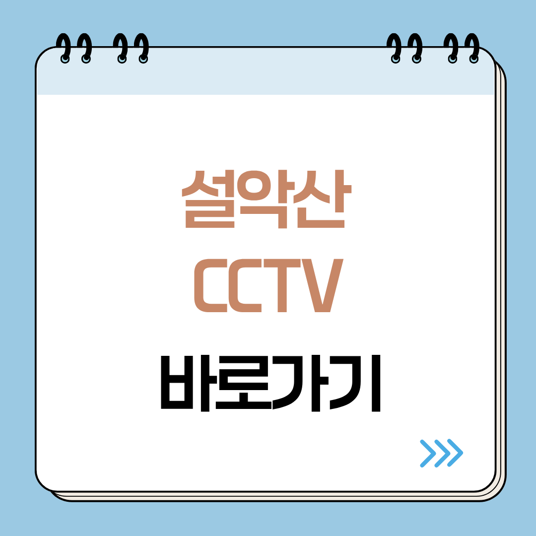 설악산 CCTV
