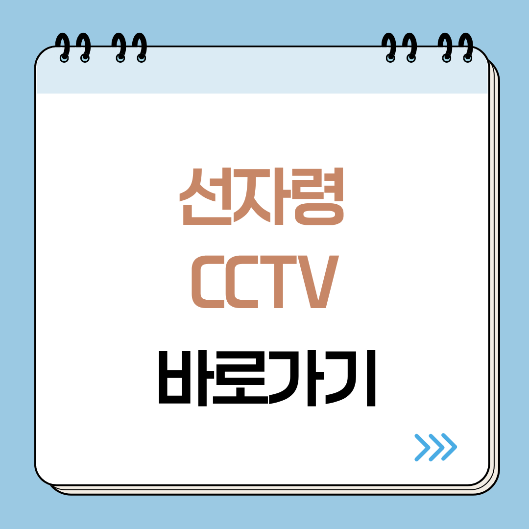 선자령 CCTV