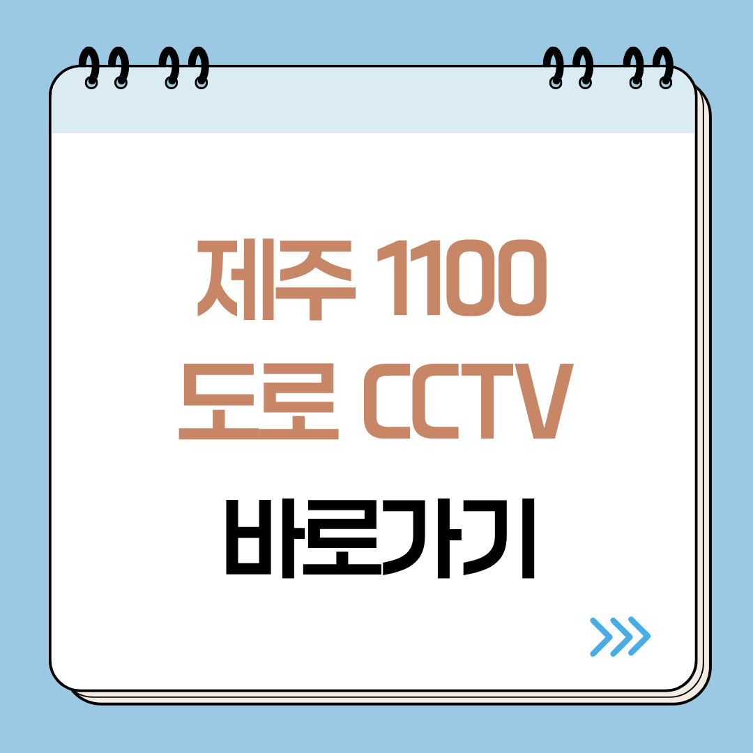 제주 1100도로 CCTV